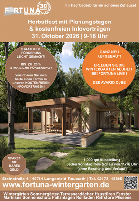 Fortuna Wintergarten Herbstfest